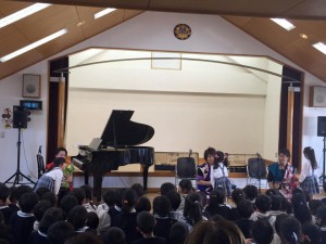幼稚園スプリングコンサート　津軽三味線＆ピアノ『陽影月-HIKAGETSU-』 のコンサート