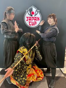英語対応忍者ショー｜鈴鹿サーキットJapan Cupで忍者隠密隊（服部半蔵正重・くノ一皐）が出演