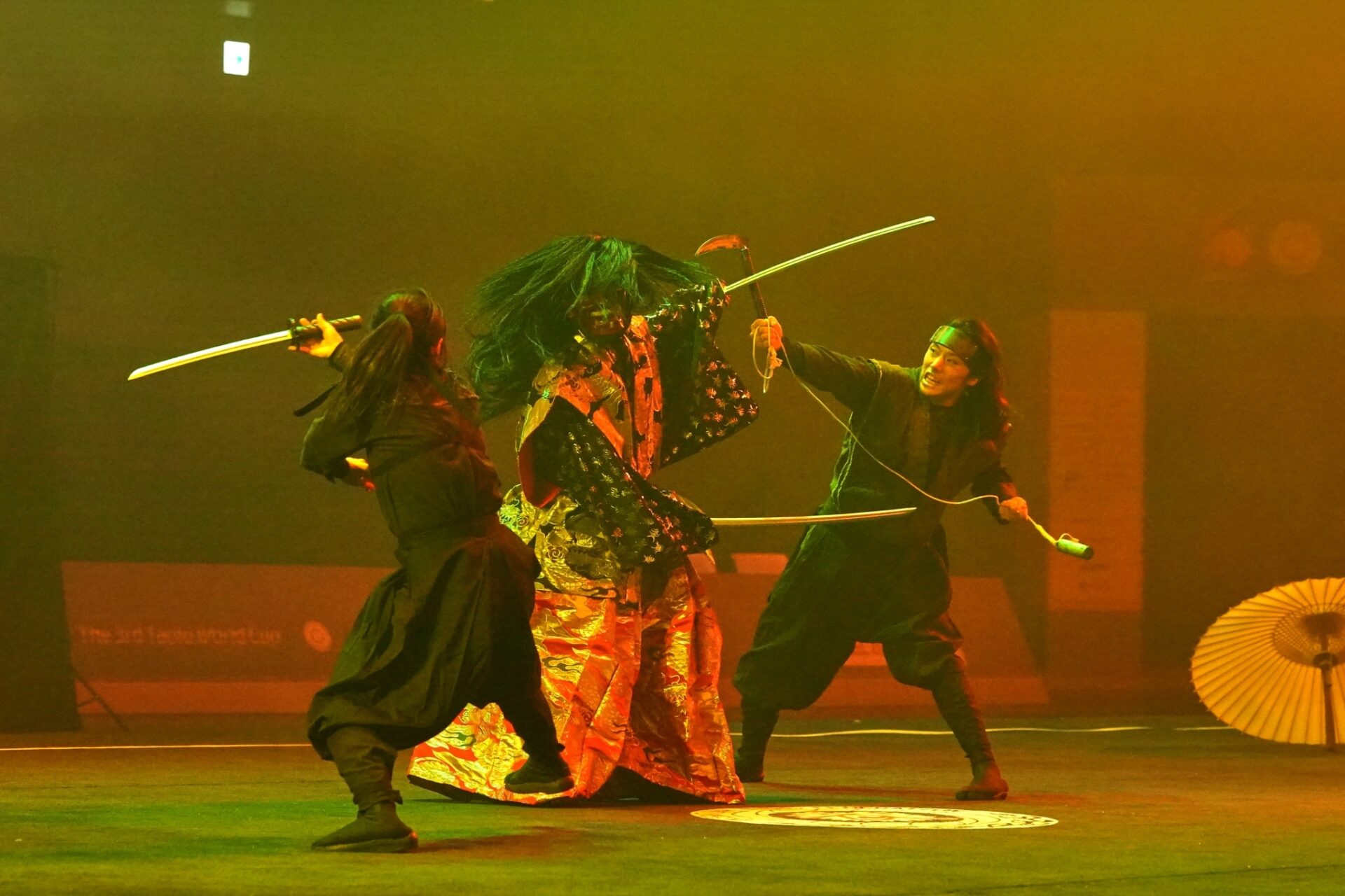 インバウンド法人イベントの忍者アクションショー