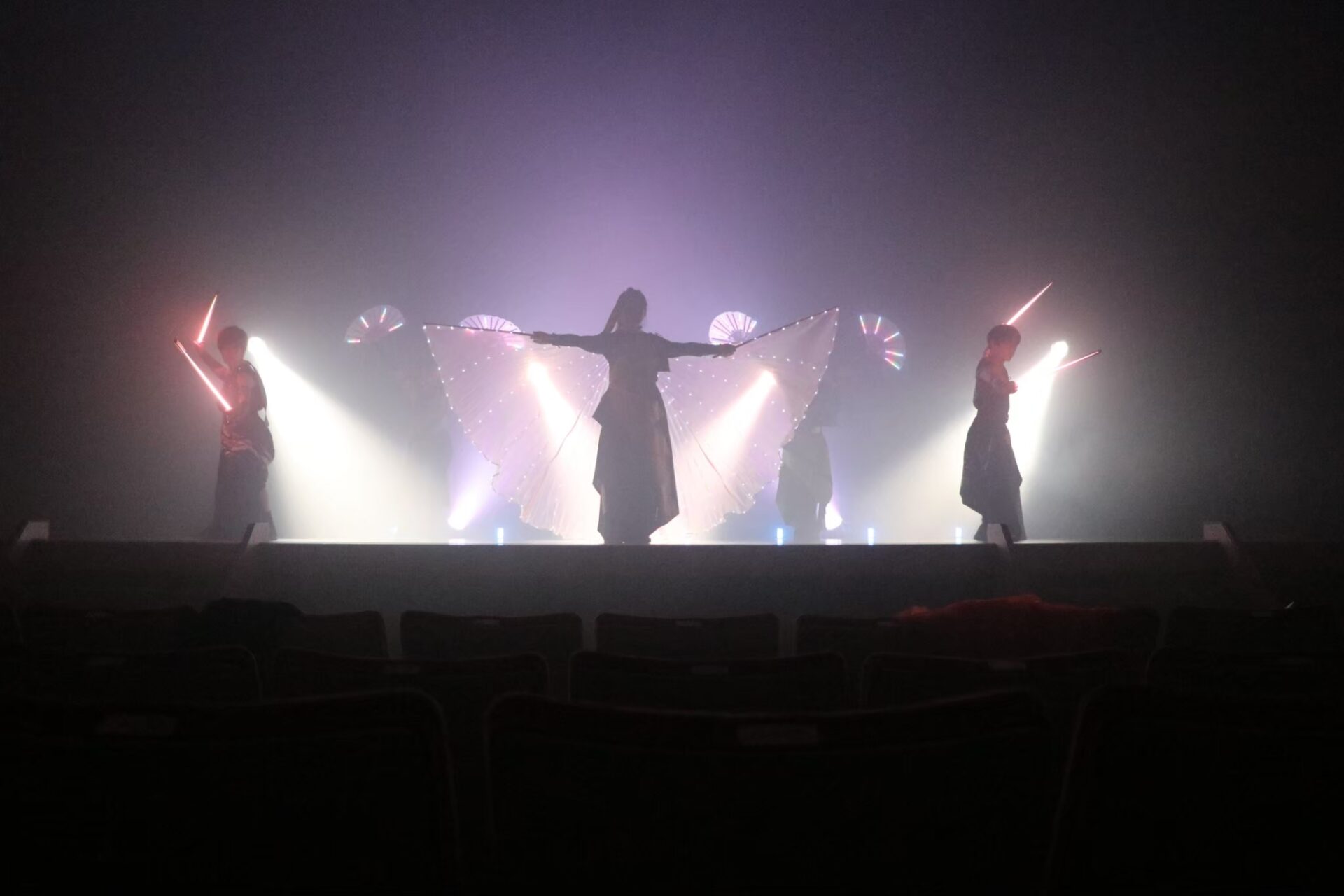 光と映像の没入型ショー